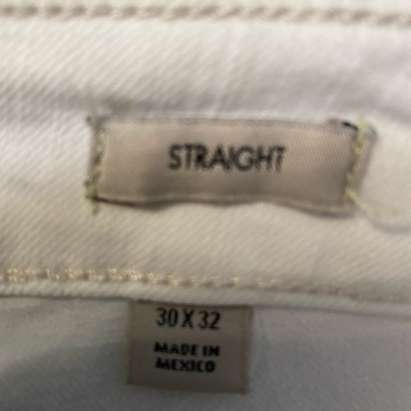 Calvin Klein White Jeans Straight Leg - Picture 4 of 4